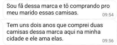 Depoimento cliente 1